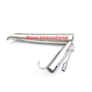 ชุดเครื่องมือผ่าตัดหู คอ จมูก แบบใช้ซ้ำได้ ทำจากสแตนเลสสตีล ยี่ห้อ BISONS Wholesale Manual Pedestal Laryngoscope |   โรงพยาบาลคุณภาพสูง CE - Product Image 3