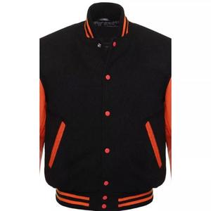 Customized Wholesale <b>Men's</b> Stand Collar Breathable Windproof Quick Dry <b>Thick</b> <b>Fleece</b> Varsity <b>Jacket</b> - Product Image 3
