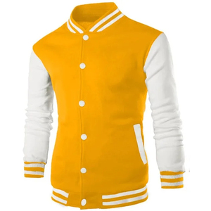 OEM Manufacturer High Quality Men's Baseball Letterman <b>Varsity</b> <b>Jacket</b> Custom Chenille Embroidery Nylon/Cotton Spring Size XS - Product Image 6