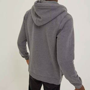 Sudadera con Capucha Extra Grande para Hombre, de Algodón y Felpa, Cálida, Suave, Holgada, Estilo Urbano, con Cierre Completo, Logotipo Personalizado, OEM, ODM, Marca Privada - Product Image 3