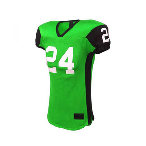 เสื้อฟุตบอลระบายอากาศได้ดีเสื้อทีมอเมริกันไซส์ใหญ่พิเศษแบบสั้นเสื้อใส่เล่นฟุตบอลแบบไม่มีลาย - Product Image 2