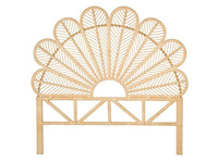 Neuzugang natürliche handgemachte Rattan-Bettkopfteil für Schlafzimmerdekoration Bestseller mit nachhaltigen Produkten in Vietnam hergestellt