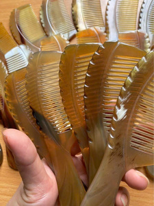 Scalp Massage <b>Comb</b> Made From Premium Buffalo Horn, Handmade Polished Natural <b>Comb</b> Promotes Hair Growth, Bulk Wholesale Export - Product Image 4