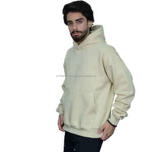 Sweats à capuche de qualité 2025 en tissu polaire 100% coton, style pull, sweats à capuche pour hommes, prix bas - Product Image 3