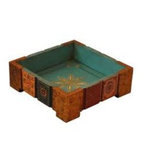 Bandeja de servicio de madera grande personalizada para desayuno, cena, bebidas y pasteles, multifuncional para cualquier suministro de servicio de alimentos - Product Image 5