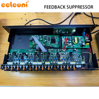 Suppresseur de rétroaction automatique intelligent haut de gamme 12 canaux disponible, annulation de rétroaction automatique pour systèmes de conférence et de discours