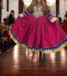 Vestido afgano de alta calidad para mujer, vestido afgano transpirable para mujer, conjuntos de vestido Kuchi Banjara, vestido de novia elegante Maxi - Product Image 6