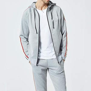 Ropa informal en blanco liso Vintage pulóver chándales conjunto para hombres más vendidos chándal para hombre subido por Dress Sports - Product Image 4