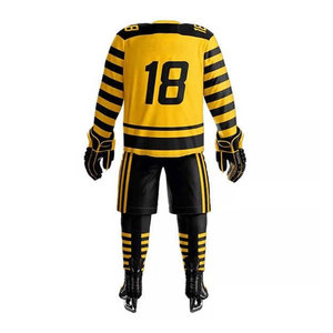 Uniformes de hockey sur glace 100% entièrement personnalisés, vente en gros, meilleure qualité, nouveau style, uniformes de hockey sur glace sublimés pour les vêtements de sport - Product Image 2