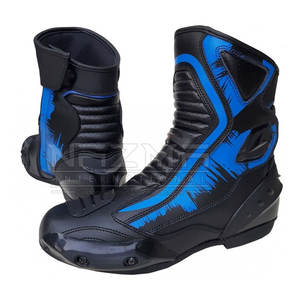 Zapatos de Motocicleta Hechos a Medida Más Vendidos, Cómodos y Transpirables, de Cuero Genuino - Product Image 1