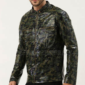 <b>Men</b> Slim Fit <b>Leather</b> Winter <b>Jacket</b> Stylish Outerwear with Lightweight Warm Design <b>Men</b> Fashion <b>Faux</b> <b>Leather</b> Winter <b>Jacket</b> - Product Image 2