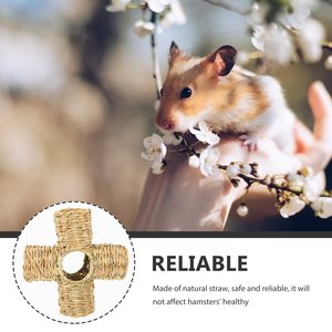 สินค้าใหม่! Tienphong อุโมงค์หญ้าที่ซ่อนอยู่ในอุโมงค์หลอดฟางของเล่นพร้อมทางเข้าเปิดอุโมงค์หนูแฮมสเตอร์ทอสำหรับกระต่าย - Product Image 6