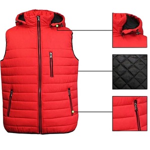 Nuevo estilo personalizado fácil con este versátil chaleco acolchado ligero resistente al agua con una parte delantera de cremallera completa y cuello alto - Product Image 5