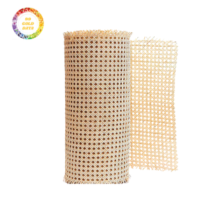 Handwoven Hexagon Pattern Rattan Webbing Sheet for DIY <b>Furniture</b> and Cabinet Projects - Product Image 5