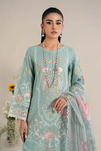 Vestido de Fiesta de Chifón de Estilo Pakistaní Tradicional para Mujer, Diseño Salwar Kameez para Damas, para Festivales y Ocasiones Especiales - Product Image 5