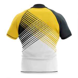 Venta al por mayor personalizado rugby Jersey diseño hombres rugby camiseta equipo Logotipo de alta calidad rugby kits OEM fabricación uniforme - Product Image 5