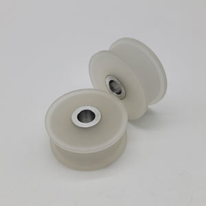 Rouleau de roulement en nylon en forme de U en forme de V en forme de H pour bloc de porte mobile roue de piste de porte coulissante en nylon polypropylène - Product Image 4