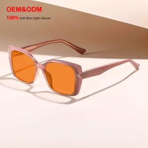 Lunettes à verres rouges, bloqueur de lumière bleue, lunettes anti-lumière bleue, filtre anti-lumière bleue, lunettes de soleil OEM, lunettes bloquant la lumière bleue, verres orange - Product Image 1