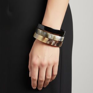 Handmade Buffalo Horn Bangles - Natural Horn Fashion <b>Bracelet</b> Manufacturer Wholesale - Custom Sizes available - Product Image 1