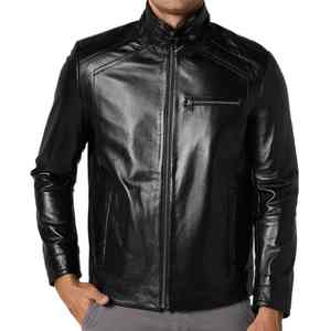 Nouvelle veste en cuir pour homme, style de mode de luxe, vêtements décontractés, cuir véritable, vêtements d'extérieur classiques, respirante, coupe-vent - Product Image 2