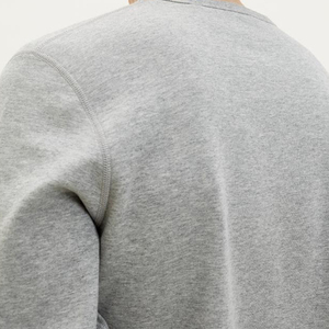 Venta al por mayor agregar logotipos personalizados hermandad de Mujeres de alta calidad sudaderas de cuello redondo de algodón polar color gris brezo sudaderas de invierno - Product Image 6