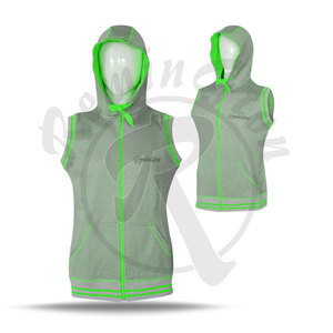 Nouveau design Hommes Sport Gym Séchage rapide Léger Fitness Workout Sans manches Hoodies - Product Image 3