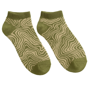 Chaussettes de cheville à motifs ondulés très vendues, chaussettes décontractées pour hommes - Product Image 2