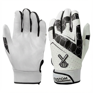 Gants de frappe de baseball et de softball en gros, paume en cuir véritable, protection contre les impacts, ajustement flexible, design personnalisé, option de couleur - Product Image 5