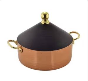 2025 Design marmite décorative de haute qualité à la main Casserole design élégante fantaisie attrayante marmite en métal au prix de gros - Product Image 1