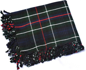 Plaid de mouches culturelles écossaises | Accessoire d'épaule en tartan pour les mariages Highland games événements de clan et spectacles patrimoniaux - Product Image 1