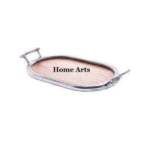 ถาดช็อคโกแลตสำหรับใส่กาแฟชาและกาแฟทำจากไม้และอลูมิเนียมถาดสำหรับอุปกรณ์เสริมของโรงแรม - Product Image 1