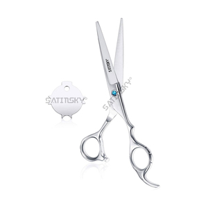 Gran oferta, juego de peluquería, tijeras de peluquero de acero inoxidable japonés de 6,5 "con caja para hombres, mujeres, mascotas, uso en salón de casa - Product Image 3