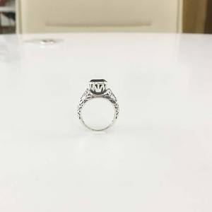 Fantastic Looking 925 Sterling Silver <b>Rings</b> Indian Bezel Setting <b>Black</b> Onyx Cut Jewelry Wholesale 925 Silver Jewelry - Product Image 5