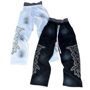 Manufacturer Customized Embroidery Logo Jogger <b>Sweat</b> <b>Pants</b> <b>Men</b> Lightweight Cotton Waterproof Casual XL Double Waist - Product Image 4