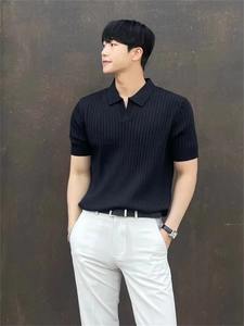 Camisetas Polo para Hombre, Camiseta Polo Clásica de Color Sólido, Manga Corta, Ideal para Reuniones Casuales de Oficina y Salidas de Fin de Semana - Product Image 5