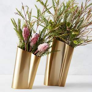 Ensemble de 2 vases à fleurs en métal, nouveau modèle, pour la maison, l'hôtel, le dessus de table, couleur or, forme ronde, vases décoratifs pour fleurs, accessoires de décoration intérieure - Product Image 5