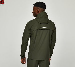 Chaqueta Cortavientos de Verano OEM ODM, Secado Rápido, Ligera y Transpirable, Tops para Correr, Chaquetas de Exterior para Hombre de Talla Grande - Product Image 6