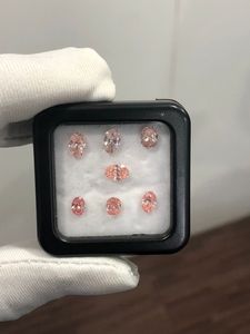 เพชรทรงลูกแพร์สีชมพู  เพาะเลี้ยงในห้องปฏิบัติการ สีแฟนซีสดใส ความสะอาดระดับ VS VVS  แบบ CVD HPHT รับรองโดย IGI ราคาขายส่ง - Product Image 2
