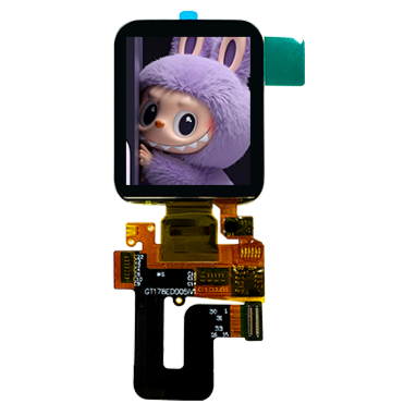 Ultra-Thin 1.78 Inch AMOLED Display 368x448 for High-End Smartwatches Wearables MIPI Interface Active Matrix