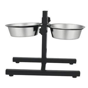 Soporte Ajustable para Comedero Doble para Perros-Talla M - Product Image 1