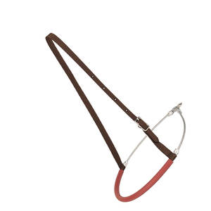 Calzones de banda para la nariz de Cable marrón de calidad superior, banda para la nariz de cuero ajustable, caballos aptos para entrenamiento ecuestre, equipo de tachuelas - Product Image 5