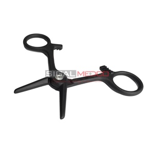 ชุดเครื่องมือผ่าตัดแบบใช้แล้วทิ้ง 4 ชิ้น ทำจากพลาสติกเกรดทางการแพทย์ สำหรับการผ่าตัดทั่วไป ประกอบด้วย กระจกตรวจช่องปาก คีมสำหรับดึงสำลี และคีมหนีบห้ามเลือด - Product Image 3