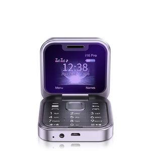 Teléfono móvil Sower I16 Pro Flip con pantalla de 1.77 pulgadas, doble SIM GSM, cámara y teclado QWERTY - Product Image 3