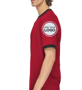 Camisetas Ringer Bella Canvas al por Mayor, con Logotipo Personalizado, Impresión en Serigrafía, Estilo Vintage, Camisetas Lisas para Moda - Product Image 4