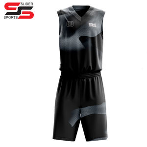 Ensemble de maillot de basket-ball réversible personnalisé pour hommes, ensemble adulte pour le sport, maille respirante, taille plus, vêtements de basket-ball à séchage rapide - Product Image 4