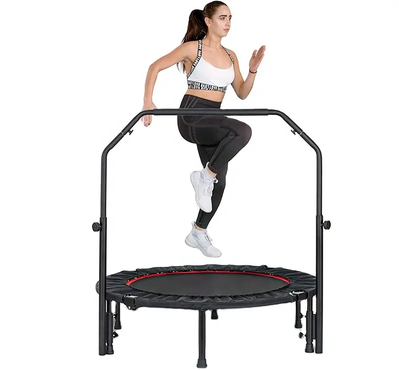 Trampolin Olahraga Lompat, Trampolin Mini Fitness Trampolin Reboender Lipat Luar Ruangan