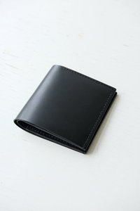 Monedero corto de cuero genuino hecho a mano con cierre abierto estilo clásico Vintage para hombre al por mayor con función antirrobo tarjetero - Product Image 5