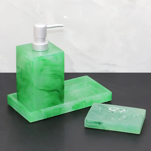 Ensemble de salle de bain en résine époxy de meilleure qualité sur mesure accessoires de salle de bain nouvellement fabriqués - Product Image 2