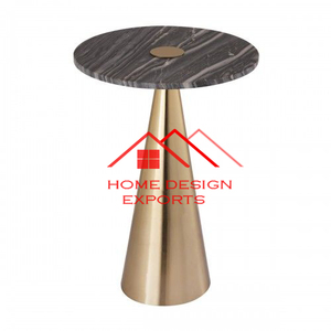 Mesa Nido Decorativa de Metal para el Hogar Más Vendida en 2025 con Tapa de Mármol - Product Image 1