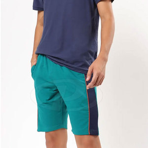 Shorts d'entraînement pour hommes les plus vendus, 100 % coton, couleur unie, taille mi-haute, avec cordon de serrage, respirants, séchage rapide, haute qualité, pour usage décontracté - Product Image 3